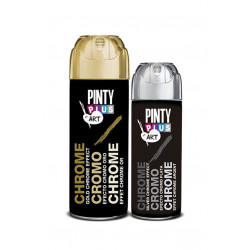 Pintura Spray Cromo Plata 400 Ml