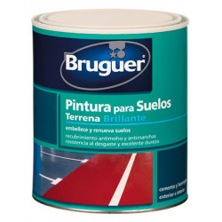 Pintura Suelos Terrena Rojo 4 L