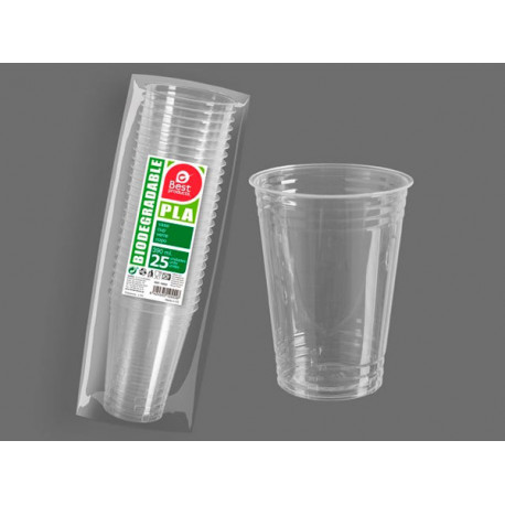 Vaso Desechab Transp Pla B/25 575 Cm3