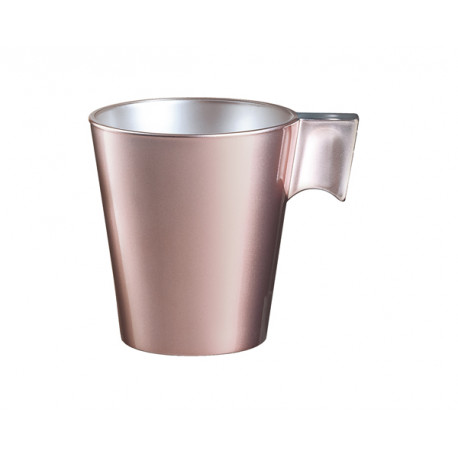 Tazon Mug Vidrio F.longo Rosa 22 Cl