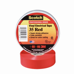 Cinta Aislante Scotch® 35 Roja