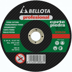 Disco Corte Piedra Profesional Bellota 125x3x22 50302-125