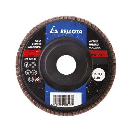 Disco Laminas Corindon Bellota 115 Mm Grano 40 50501-40