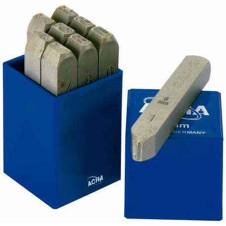Numeracion De Golpe 06mm Jgo 9pz 57-025 Acha