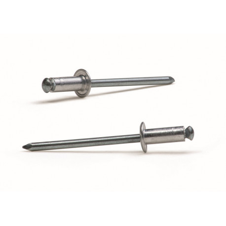 Remache Flor Ø 5,0 X 45 Aluminio / Acero  100 Pz