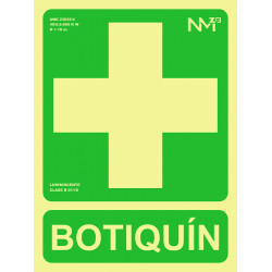 SeÑal 224x300mm Pvc Lumi Botiquin Rd14108