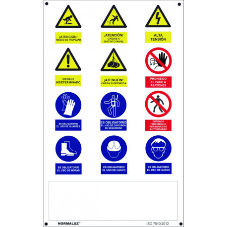 MultiseÑal Vertical 500x900mm Rd23000