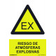SeÑal 210x300mm Pvc Riesgo De AtmÓsferas Explosivas Rd30027
