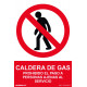 SeÑal 210x300mm Pvc Caldera De Gas Rd40018