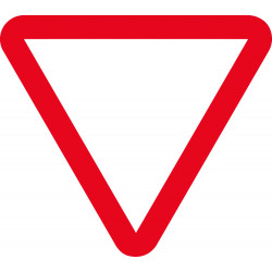 SeÑal Vial 700x700mm Metalica Ceda El Paso V11061