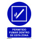 SeÑal 210x300mm Pvc Zona Para Fumar Rd20011