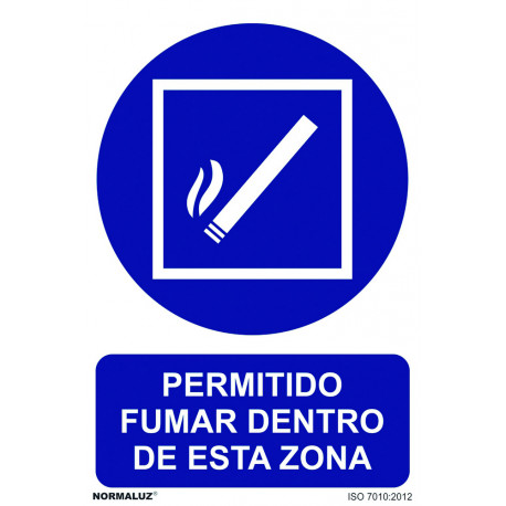 SeÑal 210x300mm Pvc Zona Para Fumar Rd20011