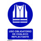 SeÑal 210x300mm Pvc Uso Obligatorio Chaleco Reflecta Rd20043