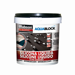 Silicona LÍquida Aquablock  5 Kg Negro