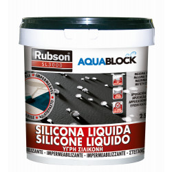 Silicona LÍquida Aquablock  25 Kg Negro