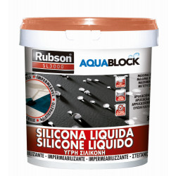 Silicona LÍquida Aquablock  5 Kg Teja