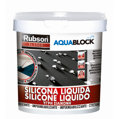 Silicona LÍquida Aquablock  25 Kg Blanco