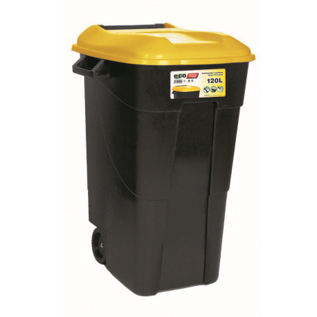Contenedor Residuos 120l Asas Y Tapa