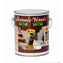 Barniz Madera Interior Mate Al Agua 4lt Abtm106 Promade