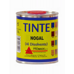 Tinte Al Disolvente 750 Ml Nogal Atin164 Promade