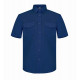 Camisa Tergal M/corta Azul 40 P29am40