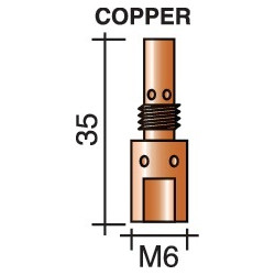 Difusor M 6 Longitud 35 Mm Apto Para Ergoplus 25 Trafimet