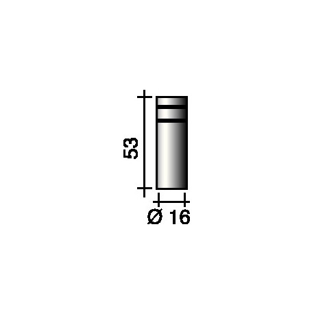 Boquilla De Gas CilÍndrica 16 Mm Apta Para Ergoplus 15 Trafi