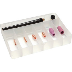 Kit De Accesorios Tig 10 Uds. En Caja De PlÁstico We 2,4 Mm