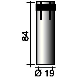 Boquilla De Gas CilÍndrica 19 Mm Apta Para Soplete Ergoplus