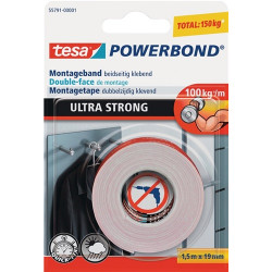 Cinta De Montaje Powerbond 55791 Transparente Longitud 1,5 M