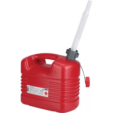 BidÓn Para Combustible Contenido 10 L Rojo Hdpe L 329 X An 1