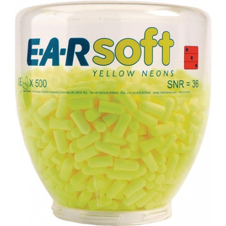 TapÓn De ProtecciÓn Auditiva E-a-rsoft Yellow Neons Refill E