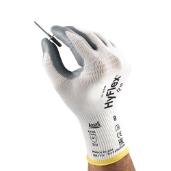 Guante Hyflex 11-800 TamaÑo 7 Blanco/gris En 388 CategorÍa E