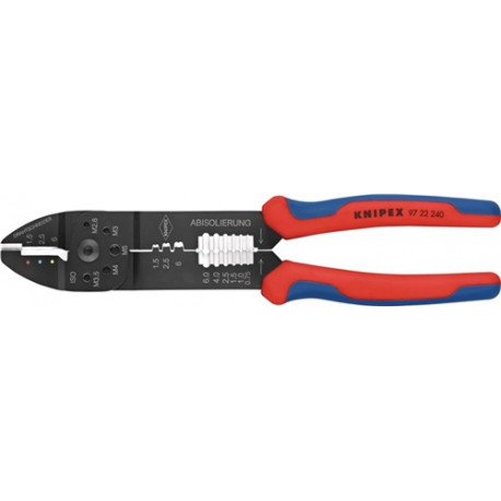 Alicate De Engaste Longitud 240 Mm 0,5-6(awg 20-10)/0,5-2,5(