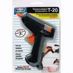 Pistola Encolar Termofusible  20 W Con Gatillo T-20 Ceys