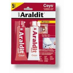 Pegamento Epoxi  5+5 Ml Araldit Rapido 5 Minutos Ceys