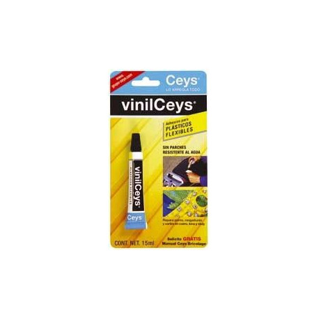 Pegamento Reparador Plasticos Flexibles 15ml.vinilceys 501028