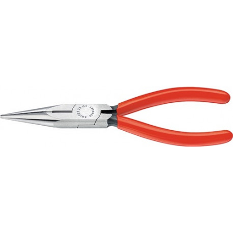 Alicate De Boca Plana Semirredonda Longitud 160 Mm Plano/red