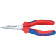 Alicate De Boca Plana Semirredonda Longitud 160 Mm Plano/red