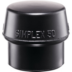 Boca De Maza Simplex DiÁm. Cabeza 40 Mm Goma Negra Semidura