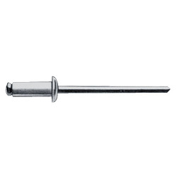 Remache VÁstago De Mandril D X L 3 X 12 Mm Aluminio / 500 Pz