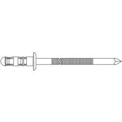 Remache Polybulb VÁstago De Mandril D X L 4,8 X 11 Mm 250 Pz