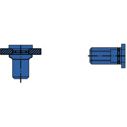 Tuerca Remachable Polygrip VÁstago De Mandril D X L 1 100 Pz