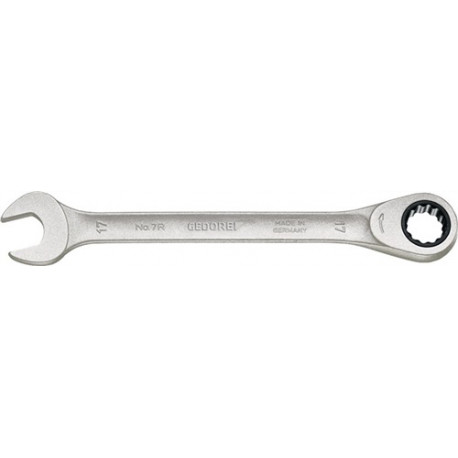 Llave Combinada De Boca Fija Y Carraca 7 R Ancho De Llave 9