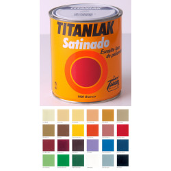 Esmalte Laca Poliuretano Satin Titanlak Blanco 1400 375ml