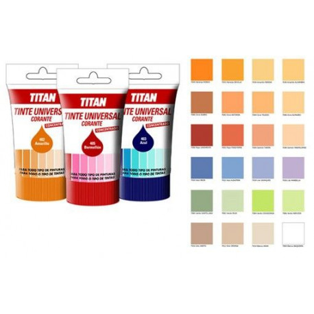 Tinte Universal Concentrado Titan Negro  50ml 089040150