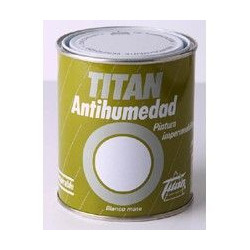 Pintura Antihumedad Al Disolvente Titan Blan 750ml 019000234