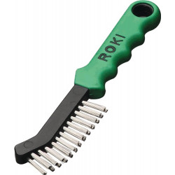 Cepillo MetÁlico Roki Longitud 225 Mm 0,35 Mm Acero Inoxidab