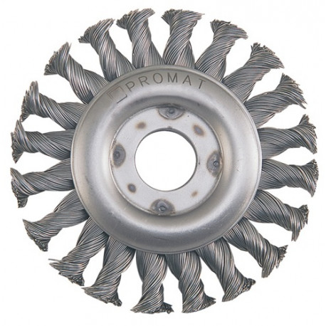 Cepillo Circular DiÁm. 115 Mm Alambre Acero Inoxidable 12 Mm