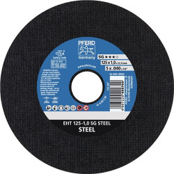 Disco De Corte Sg Steel D 115 X 1 Mm Recto Acero PerforaciÓn